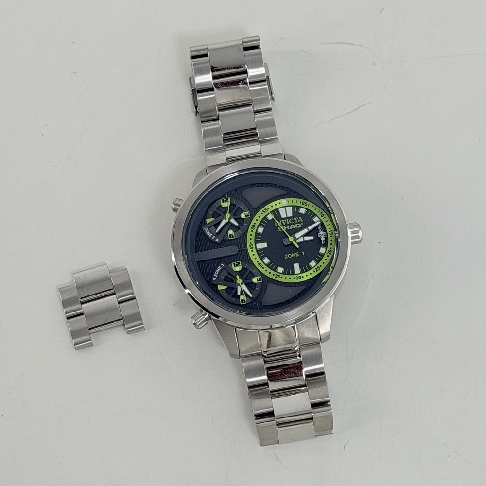 INVICTA SHAQ Watch 43633 53mm 3 Time Zones NEW No Box/Papers Limited # 249/1000